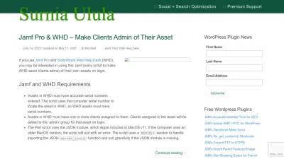Screenshot of Surniaulula.com