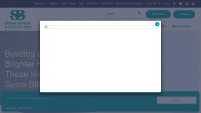 Screenshot of Spinabifidaassociation.org