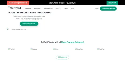 Screenshot of Wpgetpaid.com