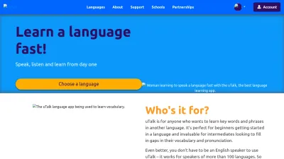 Screenshot of Utalk.com