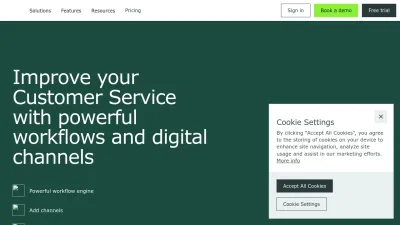 Screenshot of Acquire.io