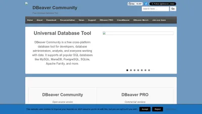 Screenshot of Dbeaver.io