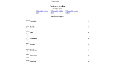 Screenshot of Pedidosya.com
