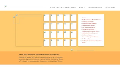 Screenshot of Wolframscience.com