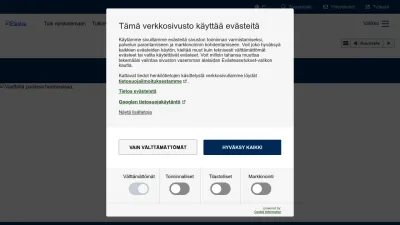 Screenshot of Jyu.fi