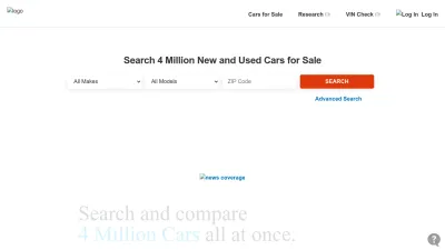 Screenshot of Iseecars.com