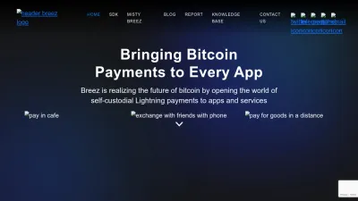 Screenshot of Breez.technology