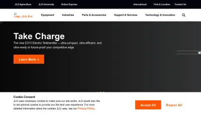 Screenshot of Jlg.com