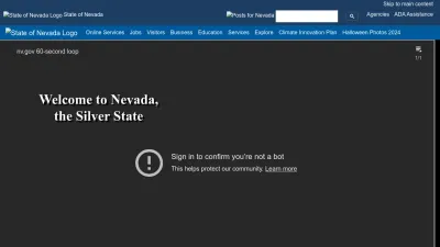 Screenshot of Nv.gov