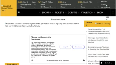 Screenshot of Mutigers.com