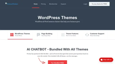 Screenshot of Proteusthemes.com