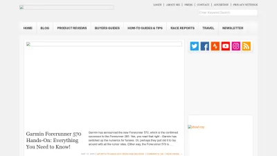 Screenshot of Dcrainmaker.com
