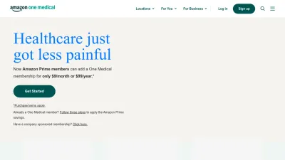 Screenshot of Onemedical.com