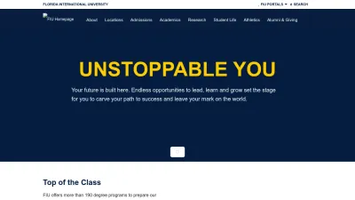 Screenshot of Fiu.edu