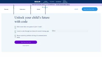 Screenshot of Codespark.com