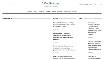Screenshot of 237online.com