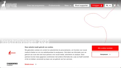 Screenshot of Filmfestival.nl