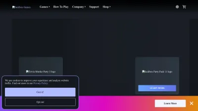 Screenshot of Jackboxgames.com