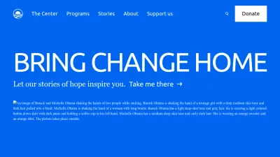 Screenshot of Obama.org