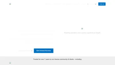 Screenshot of Openexchangerates.org