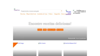 Screenshot of Cybercook.com.br