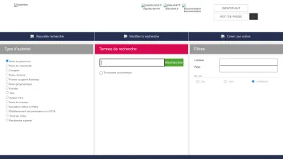 Screenshot of Idref.fr