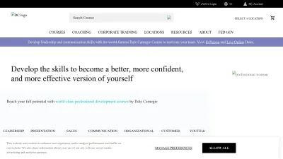 Screenshot of Dalecarnegie.com