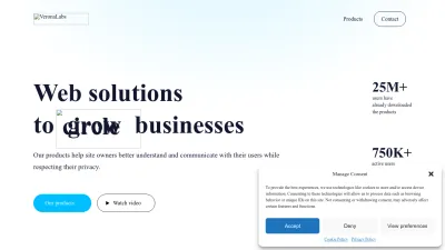 Screenshot of Veronalabs.com
