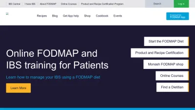 Screenshot of Monashfodmap.com