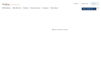 Screenshot of Paycor.com
