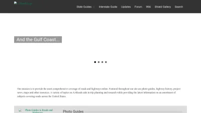 Screenshot of Aaroads.com