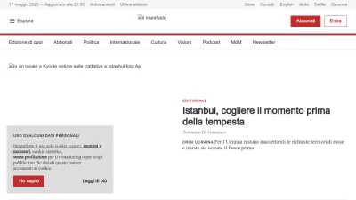 Screenshot of Ilmanifesto.it