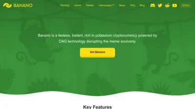 Screenshot preview of banano.cc