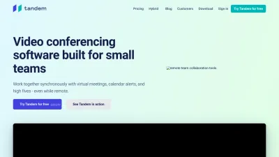 Screenshot preview of tandem.chat