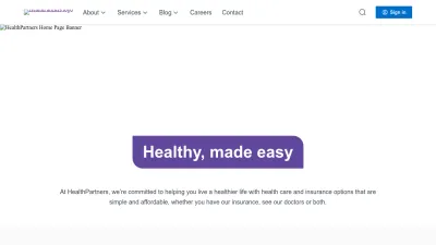 Screenshot of Healthpartners.com