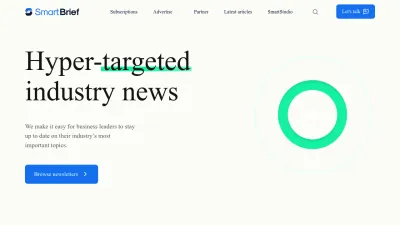 Screenshot preview of smartbrief.com