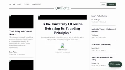 Screenshot of Quillette.com