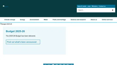 Screenshot of Dcceew.gov.au