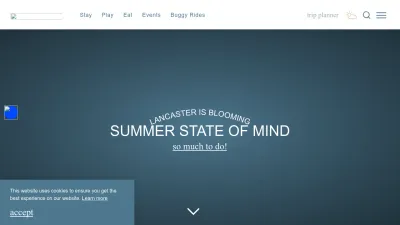 Screenshot of Discoverlancaster.com
