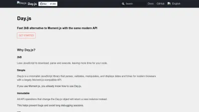 Screenshot of Day.js.org