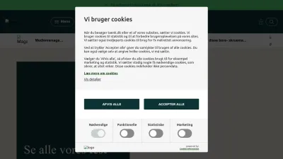 Screenshot of Taenk.dk