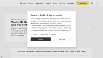Screenshot of Correctiv.org