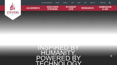 Screenshot preview of stevens.edu