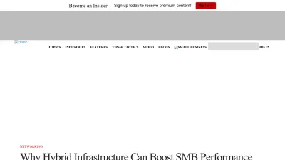 Screenshot of Biztechmagazine.com