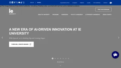 Screenshot of Ie.edu