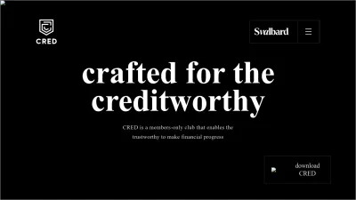 Screenshot of Cred.club