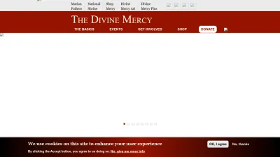 Screenshot of Thedivinemercy.org