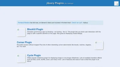 Screenshot of Jquery.malsup.com