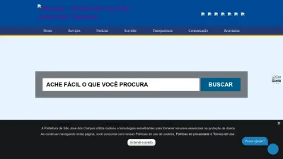 Screenshot of Sjc.sp.gov.br