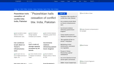 Screenshot of En.mehrnews.com
